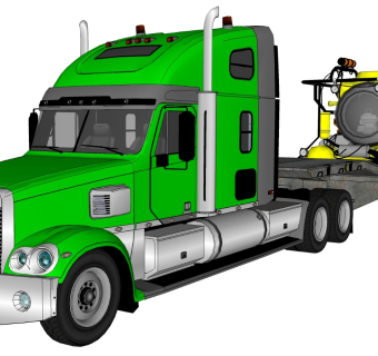 超精细汽车模型 卡车 Freightliner Coronado